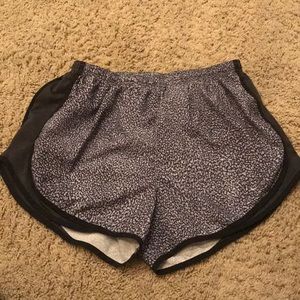 Nike Running Shorts Grey and Black Print